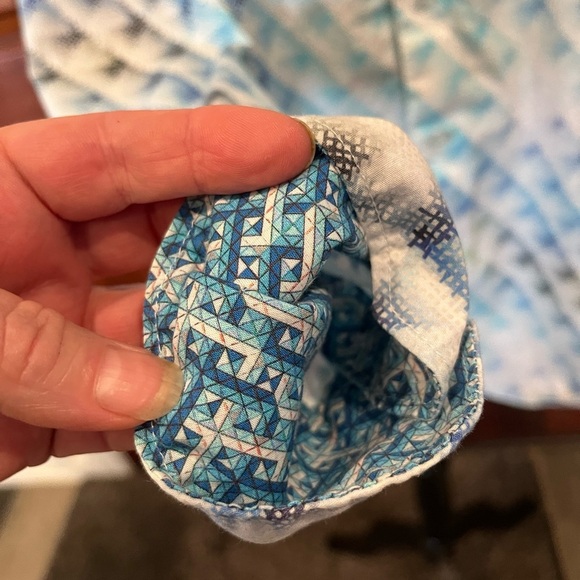 Robert Graham Abstract-Print Cotton Shirt Flip Cuff Size Medium - Picture 2 of 10